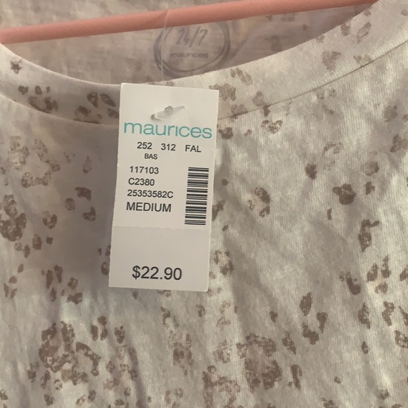 Maurices cheetah print t shirt - Picture 4 of 5